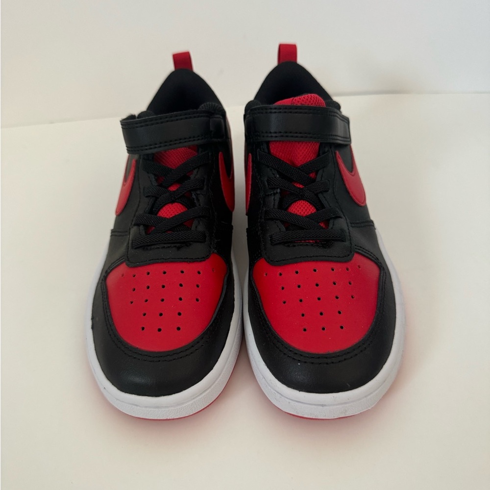 Kids Nike Dunks, red and black size 2.5